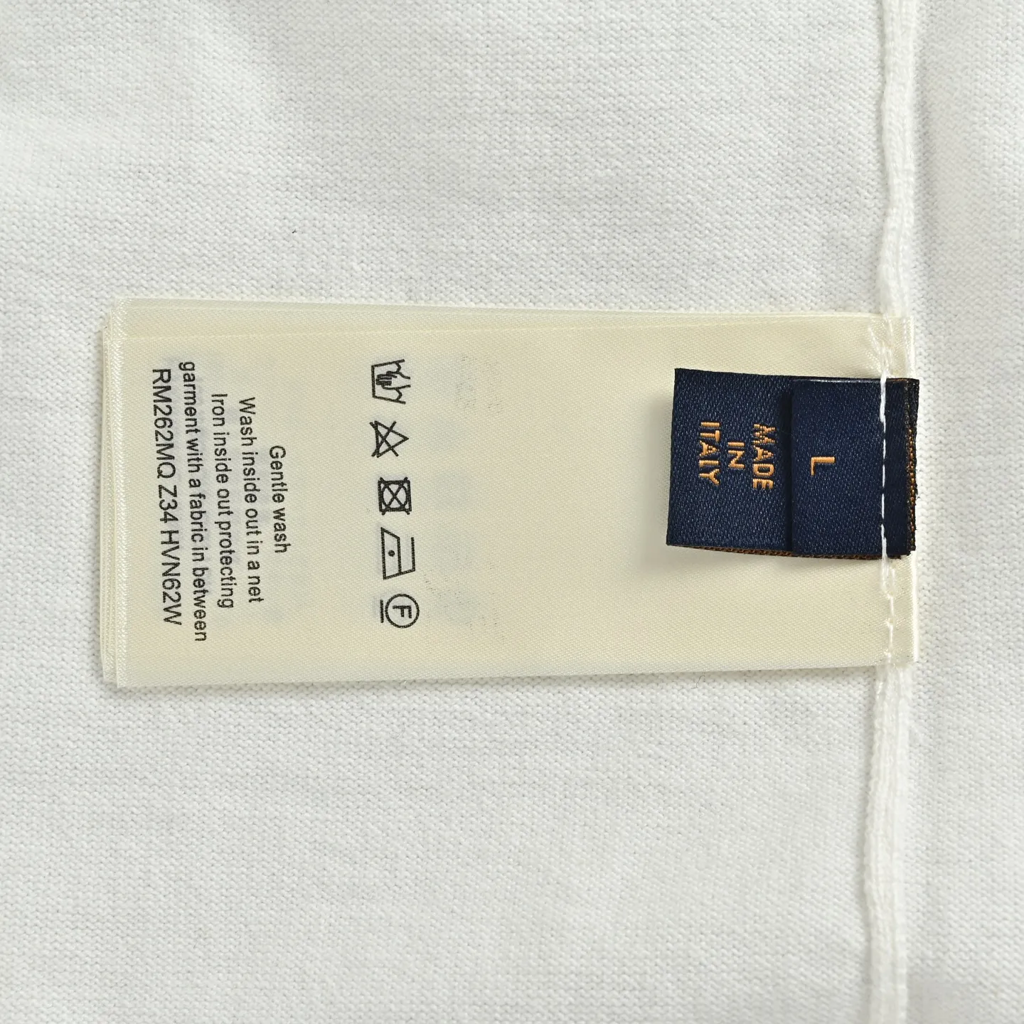 Louis Vuitton/Louis Vuitton leather label striped Polo short sleeves